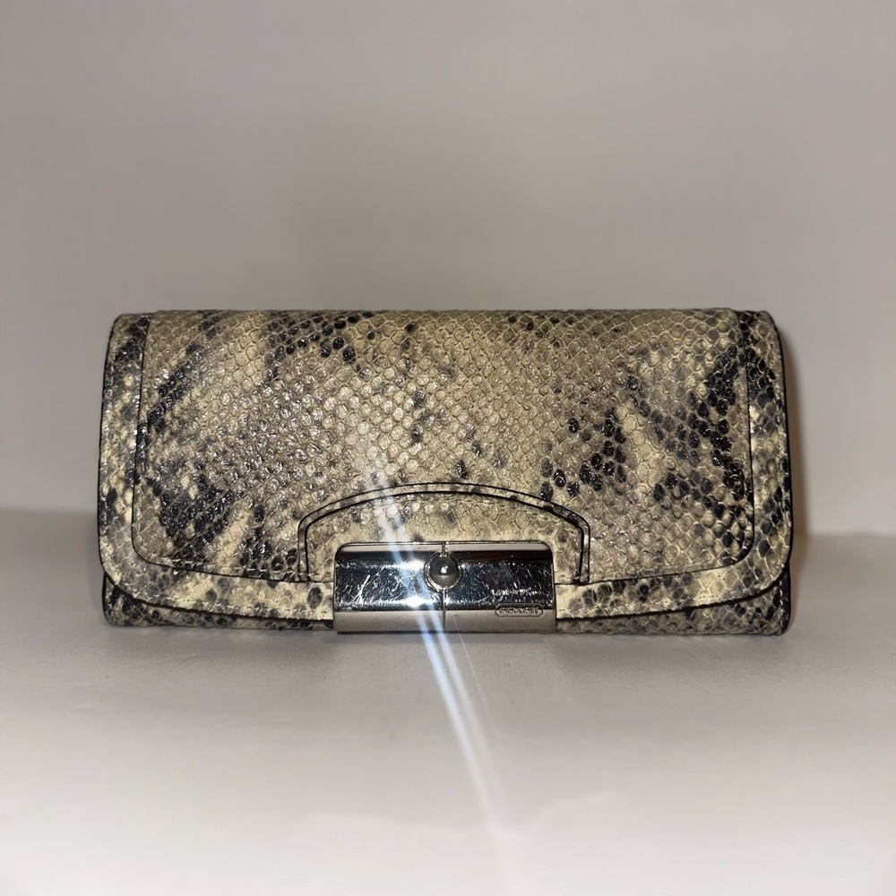 Coach | Kristin Python Slim Wallet - image 2
